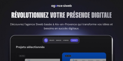 Découvrez le nouveau site de notre agence web à Aix-en-Provence