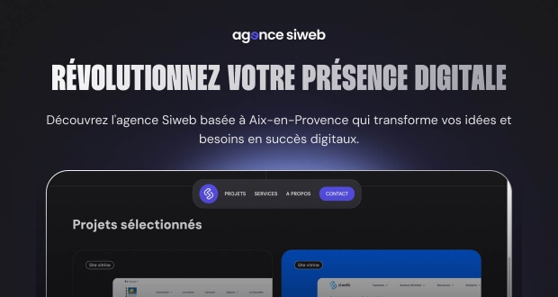 Découvrez le nouveau site de notre agence web à Aix-en-Provence