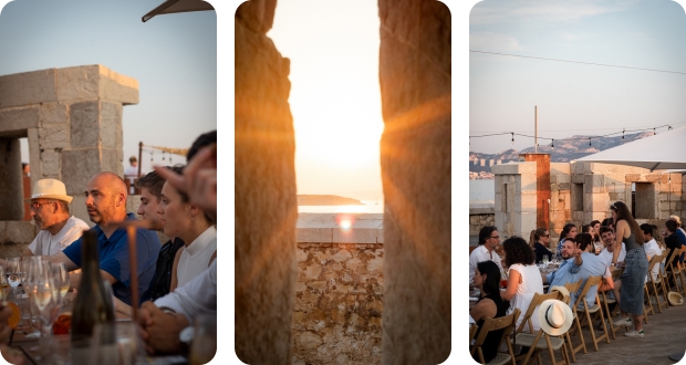 Vendredi, 20:00 : dîner sous les étoiles